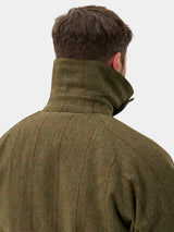 ALAN PAINE Rutland Mens Tweed Waterproof Shooting Coat - Oakley