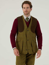 Load image into Gallery viewer, ALAN PAINE Rutland Mens Shooting Waistcoat - Lichen
