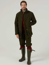 Load image into Gallery viewer, ALAN PAINE Stancombe Mens Waterproof Shooting Coat - Olive
