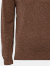 Load image into Gallery viewer, ALAN PAINE Streetly Men&#39;s V Neck Lambswool Jumper - Tobacco
