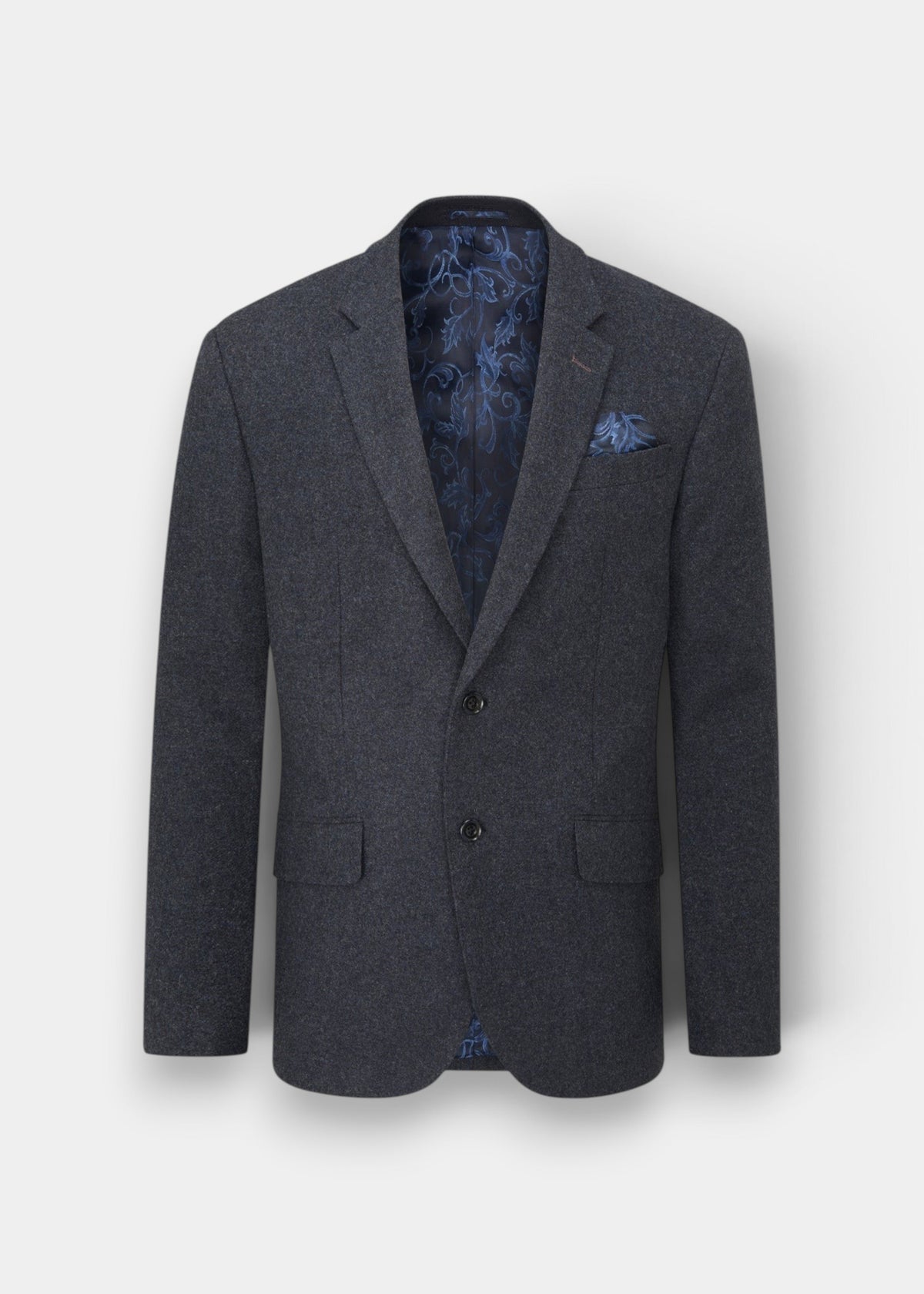 ALAN PAINE Surrey Mens Tweed Blazer - Blue