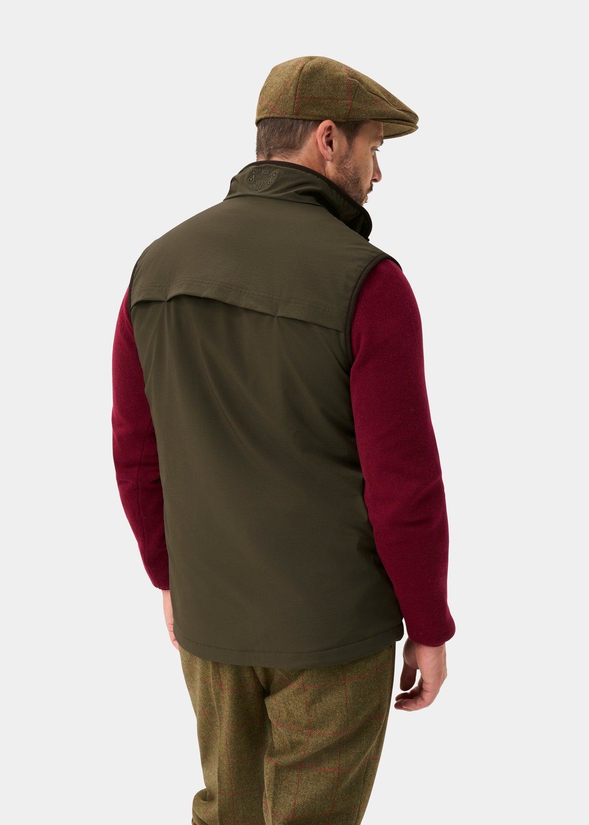 ALAN PAINE Willsden Mens Water Repellent Gilet - Olive