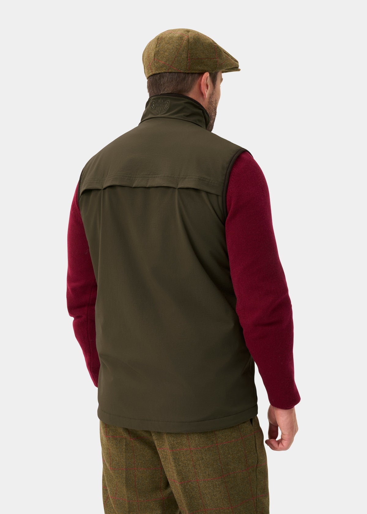 ALAN PAINE Willsden Mens Water Repellent Gilet - Olive
