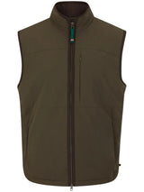 ALAN PAINE Willsden Mens Water Repellent Gilet - Olive
