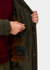 ALAN PAINE Willsden Mens Waterproof Coat - Olive