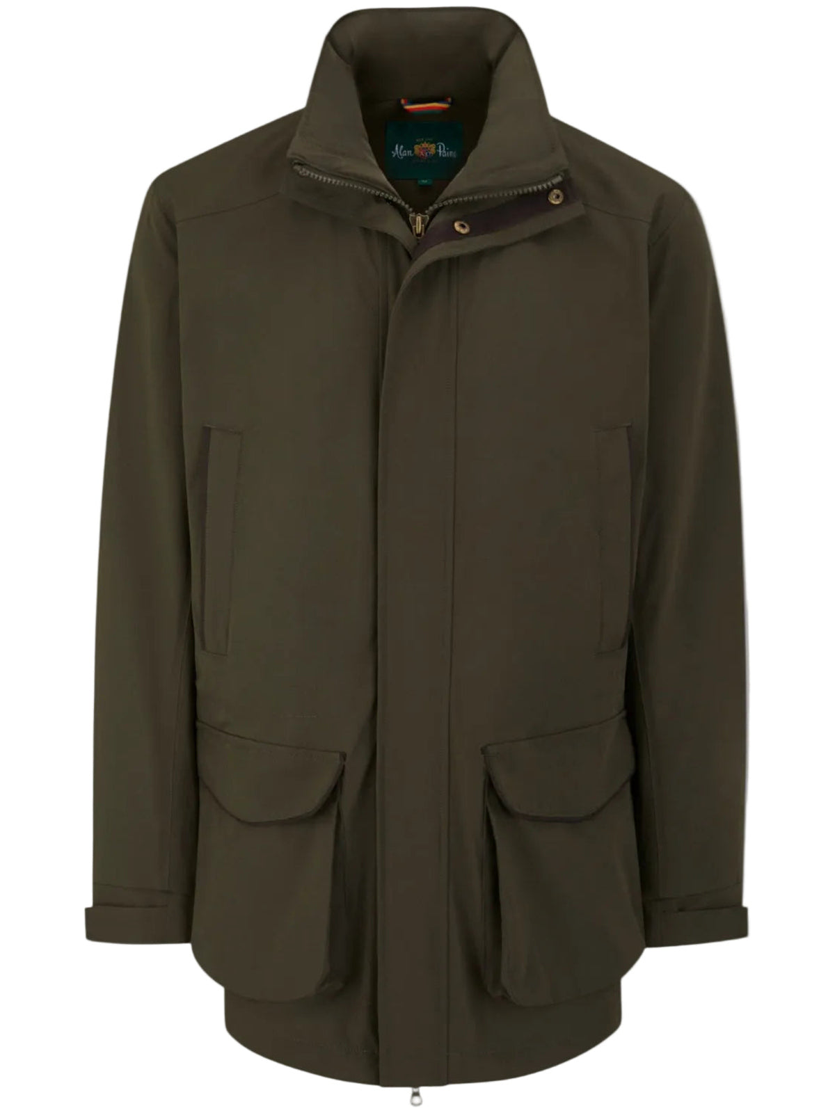 ALAN PAINE Willsden Mens Waterproof Coat - Olive
