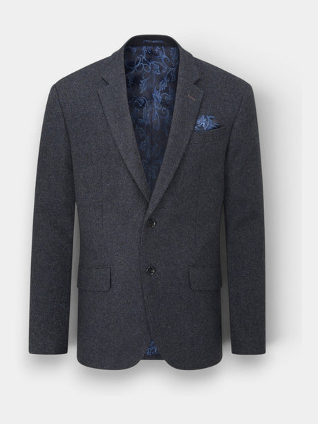 ALAN PAINE Surrey Mens Tweed Blazer - Blue