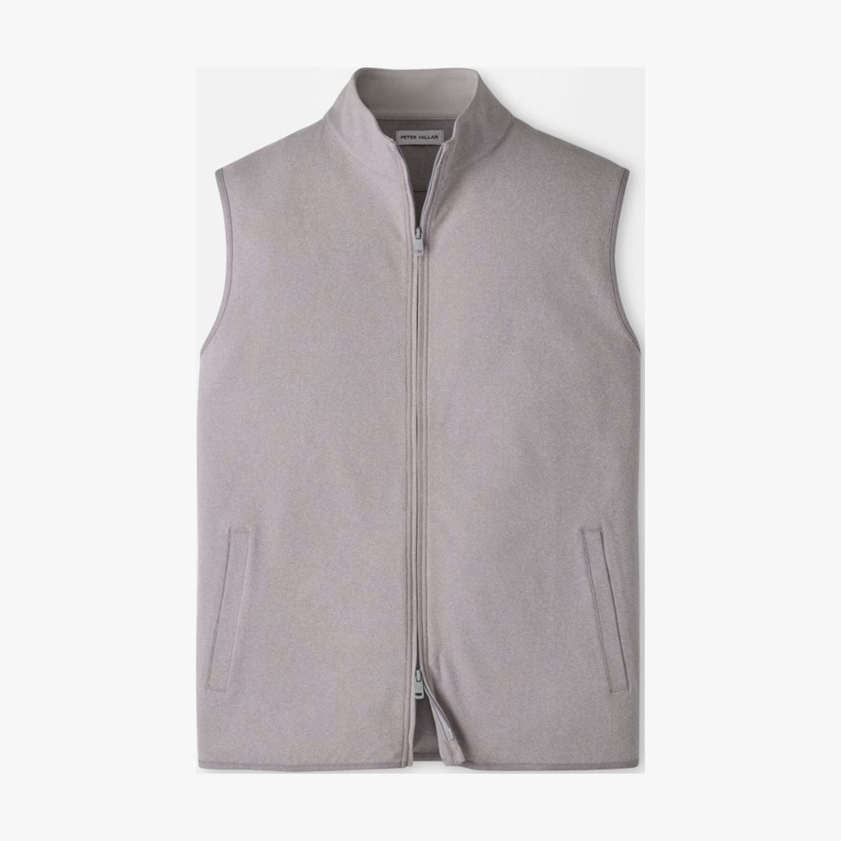 Peter Millar Ardent Air Performance Full-Zip Gilet in Gale Grey - front product view