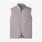 Peter Millar Ardent Air Performance Full-Zip Gilet in Gale Grey - front product view