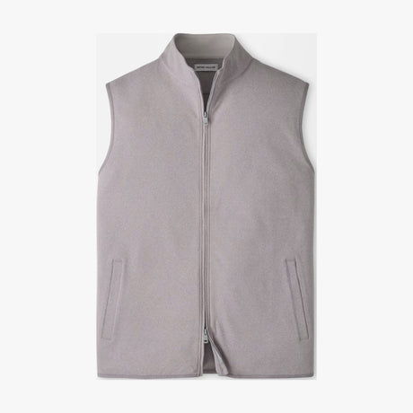 Peter Millar Ardent Air Performance Full-Zip Gilet in Gale Grey - front product view