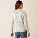 ARIAT Alamere Half Zip Sweater - Womens - Moonstruck Heather