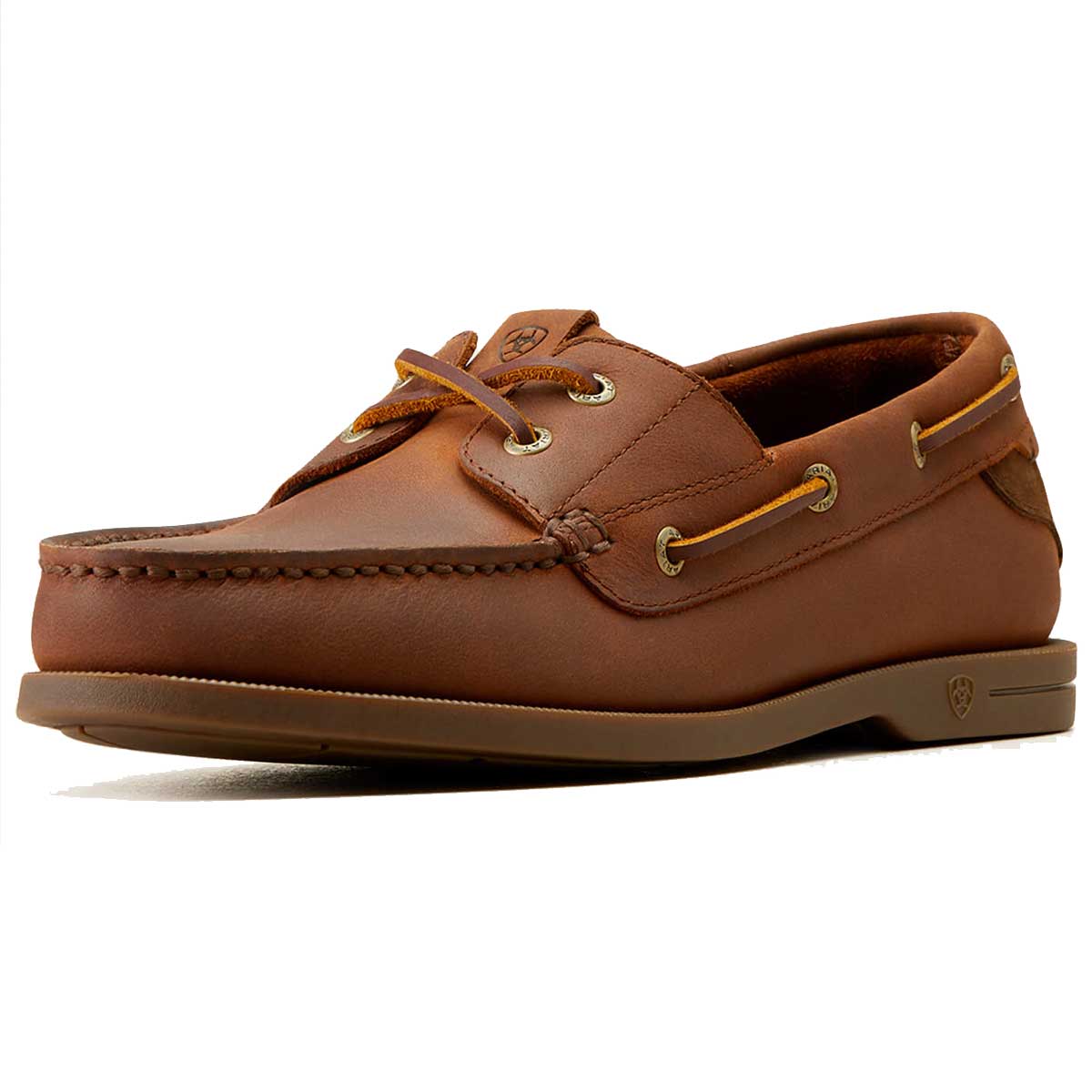ARIAT Antigua Deck Shoes - Mens - Bridle Brown