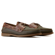 Load image into Gallery viewer, ARIAT Antigua Deck Shoes - Mens - Olive Night
