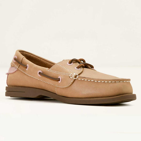 ARIAT Antigua Deck Shoes - Womens - Natural Tan