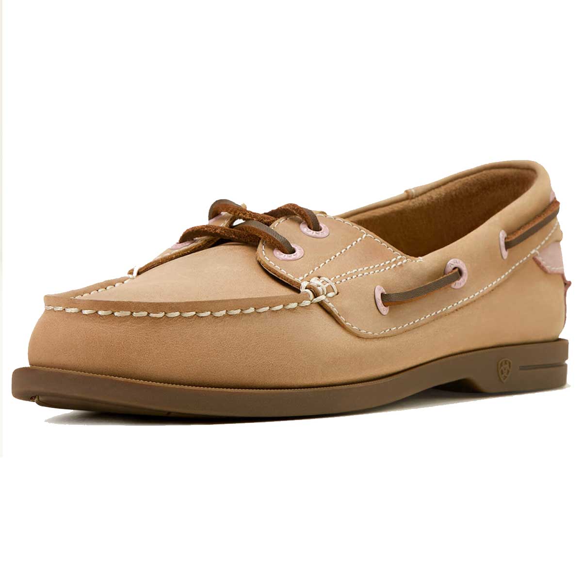 ARIAT Antigua Deck Shoes - Womens - Natural Tan