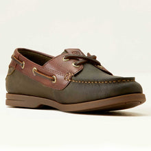 Load image into Gallery viewer, ARIAT Antigua Deck Shoes - Womens - Olive Night
