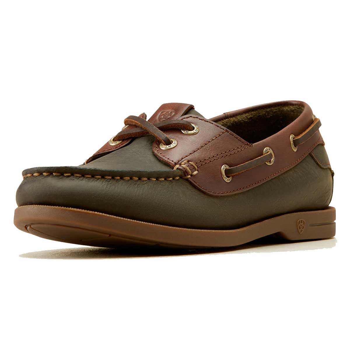 ARIAT Antigua Deck Shoes - Womens - Olive Night