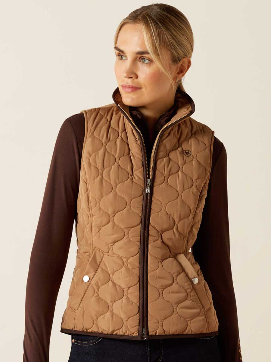 ARIAT Ashley 2.0 Insulated Gilet - Womens - Tiger's Eye