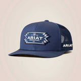 ARIAT Aztec Patch Logo Cap - Mens - Blue