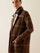 ARIAT Ballston Wool Cardigan - Women's - Sorrel Horse Plaid