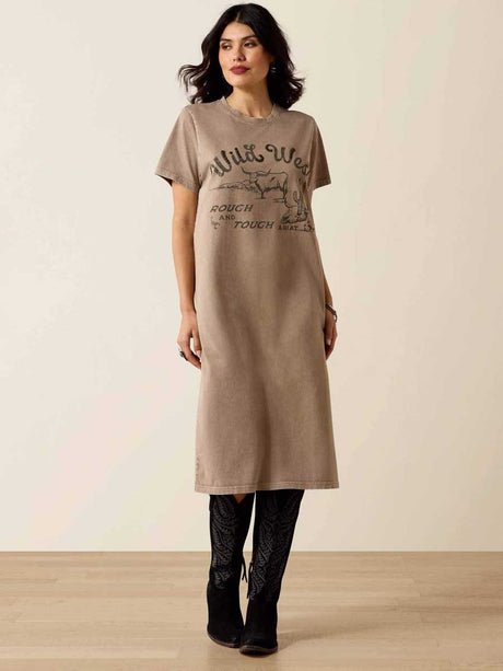 ARIAT Bandito Dress - Womens - Taupe Mineral Wash