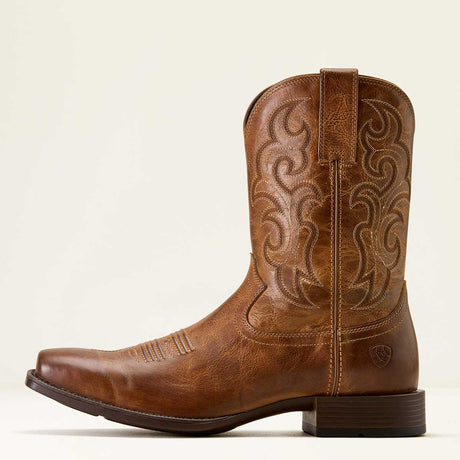 ARIAT Bodie Square Toe Western Boot - Mens - Honey Tan