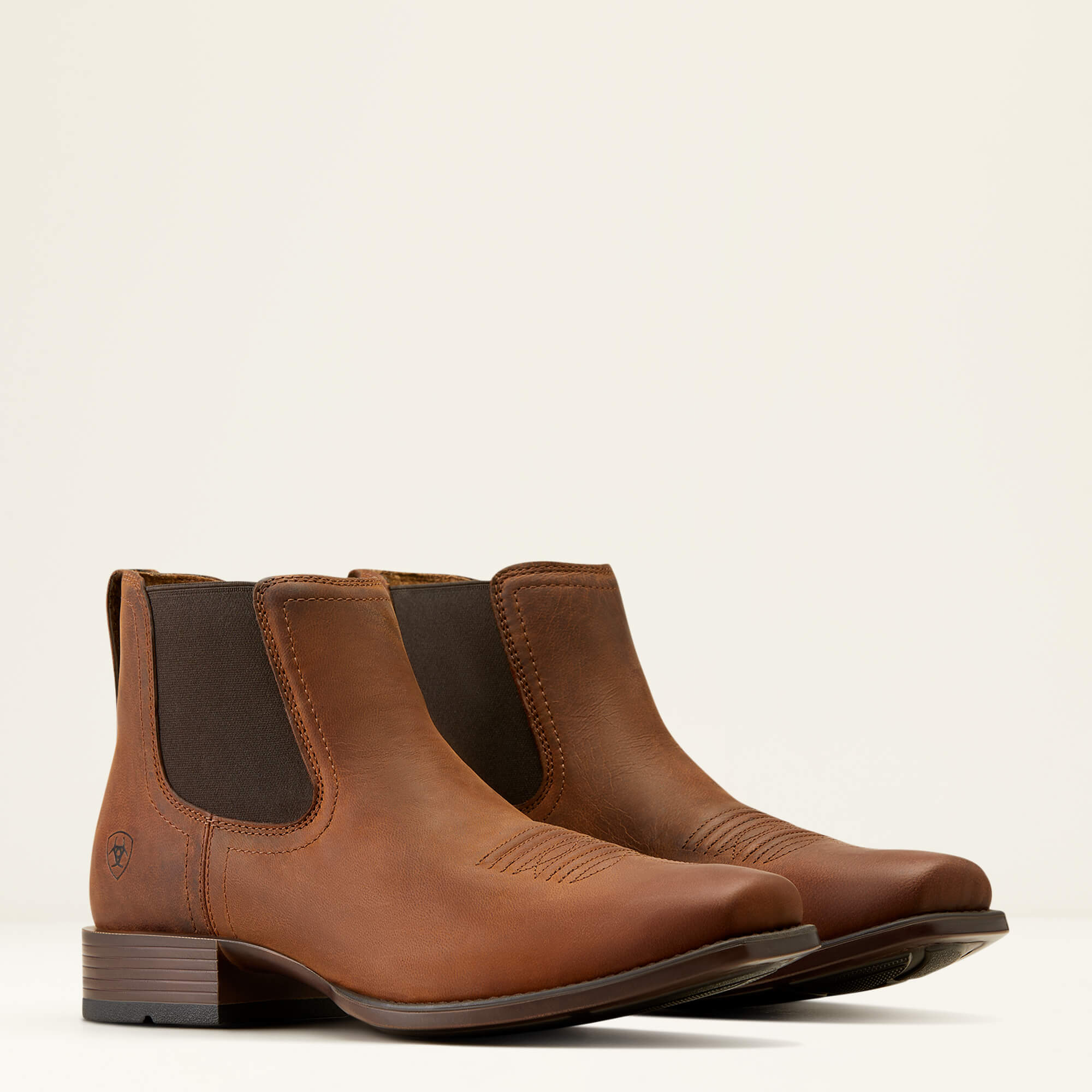 Tan square toe cowboy boots online