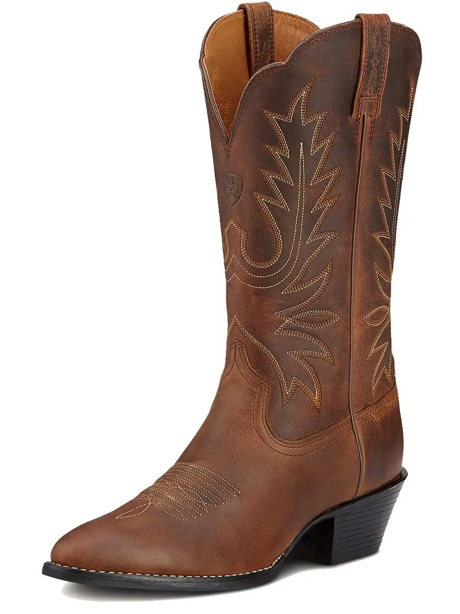 thumbnail image 2 of Ariat Women's Rockdale Brown Distressed Leather Sneaker Boots – 1004238 (Size 12, New In Box) 2 of 4