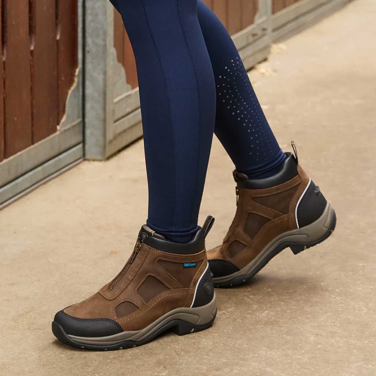 ARIAT Boots - Womens Terrain H20 Zip Waterproof - Palm Brown