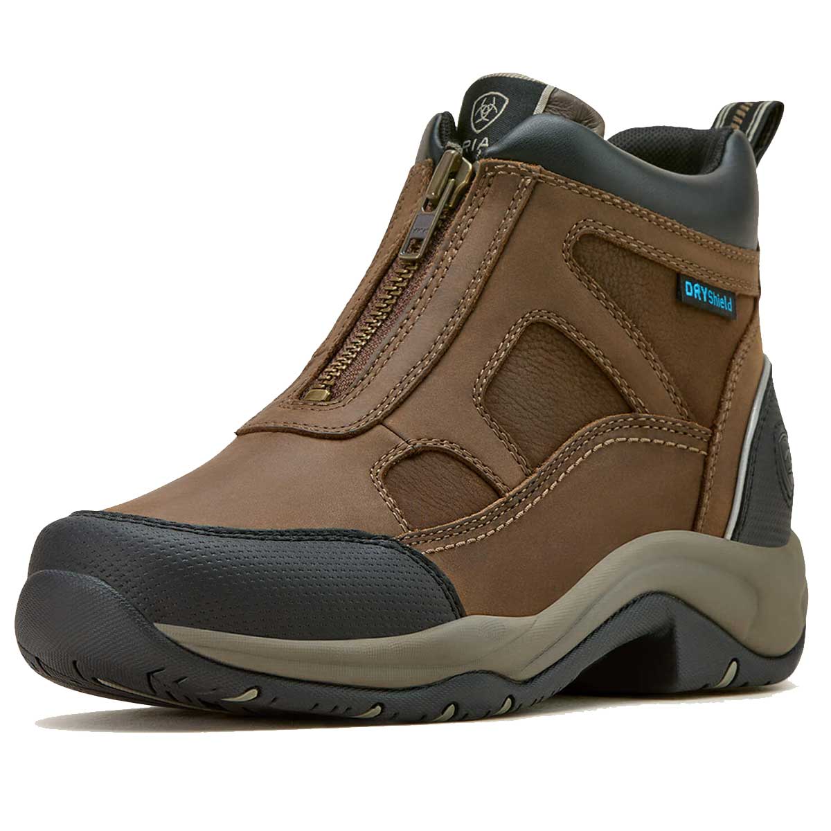 ARIAT Boots - Womens Terrain H20 Zip Waterproof - Palm Brown