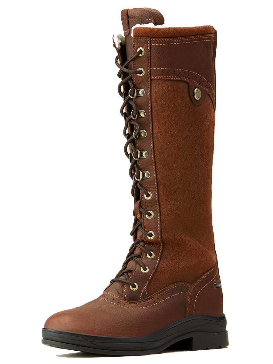 ARIAT Wythburn Tall Boots - Womens Waterproof Insulated - Dark Brown