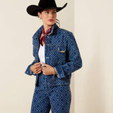 Ariat Boxy Crop Jacket in Needle Punch, front view