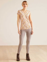 Load image into Gallery viewer, ARIAT Bridle Print T-Shirt - Womens - Blushing Rose
