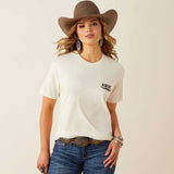 ARIAT Bull Horns T-Shirt - Womens - Natural