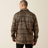 ARIAT Caldwell Printed Shirt Jacket - Men's - Beige