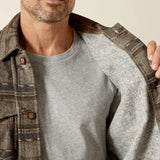 ARIAT Caldwell Printed Shirt Jacket - Men's - Beige