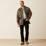 ARIAT Caldwell Printed Shirt Jacket - Men's - Beige