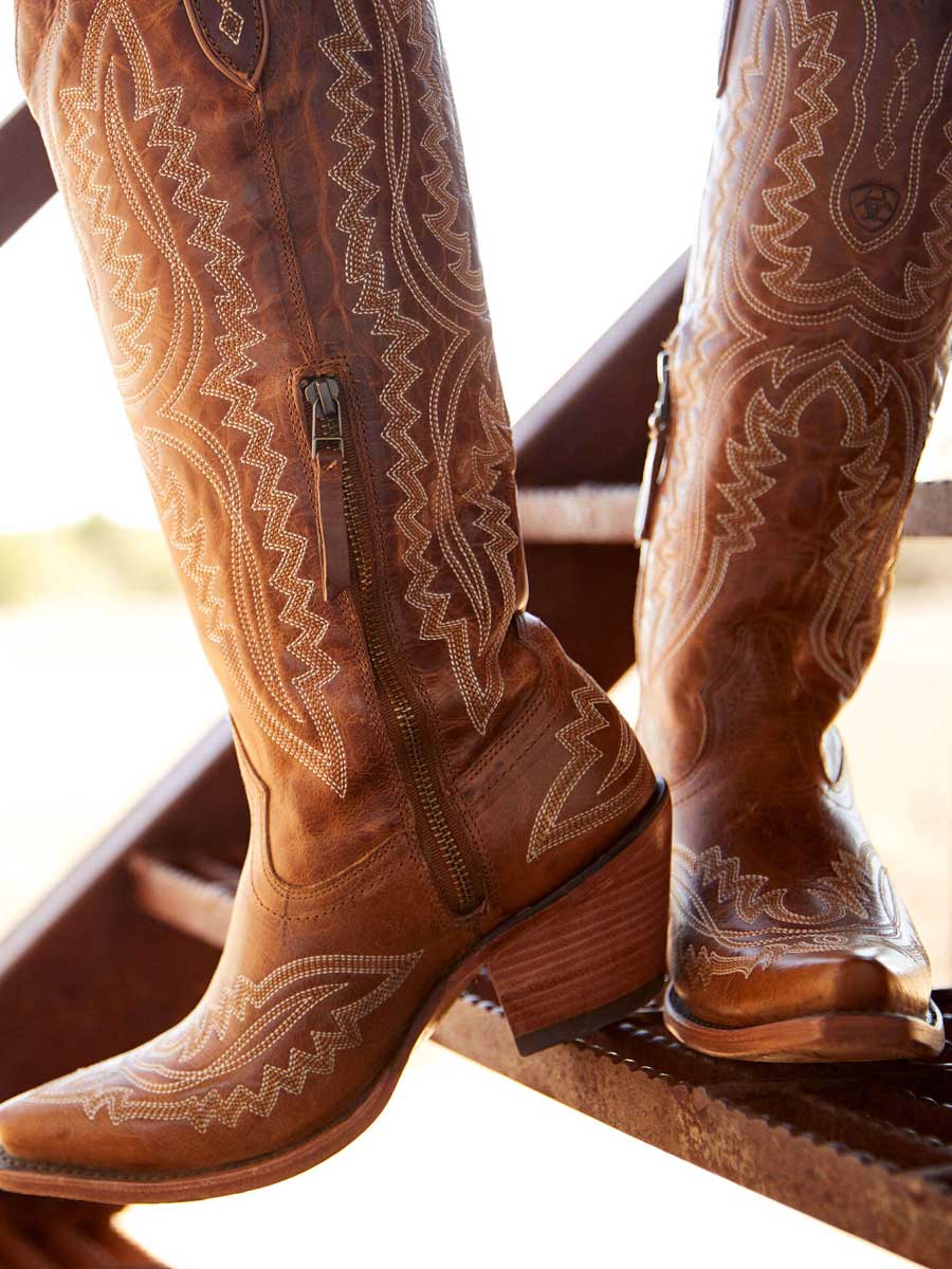 ARIAT Casanova X Toe Western Boots - Womens Cowgirl - Shades of Grain