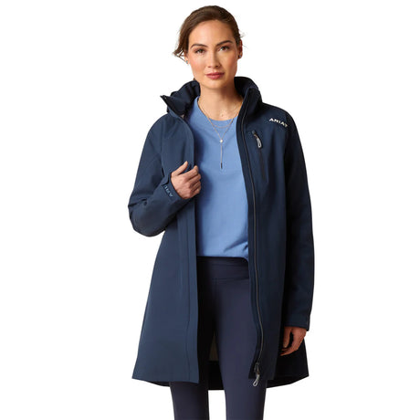 ARIAT Coastal Long Waterproof Parka - Women's - Navy
