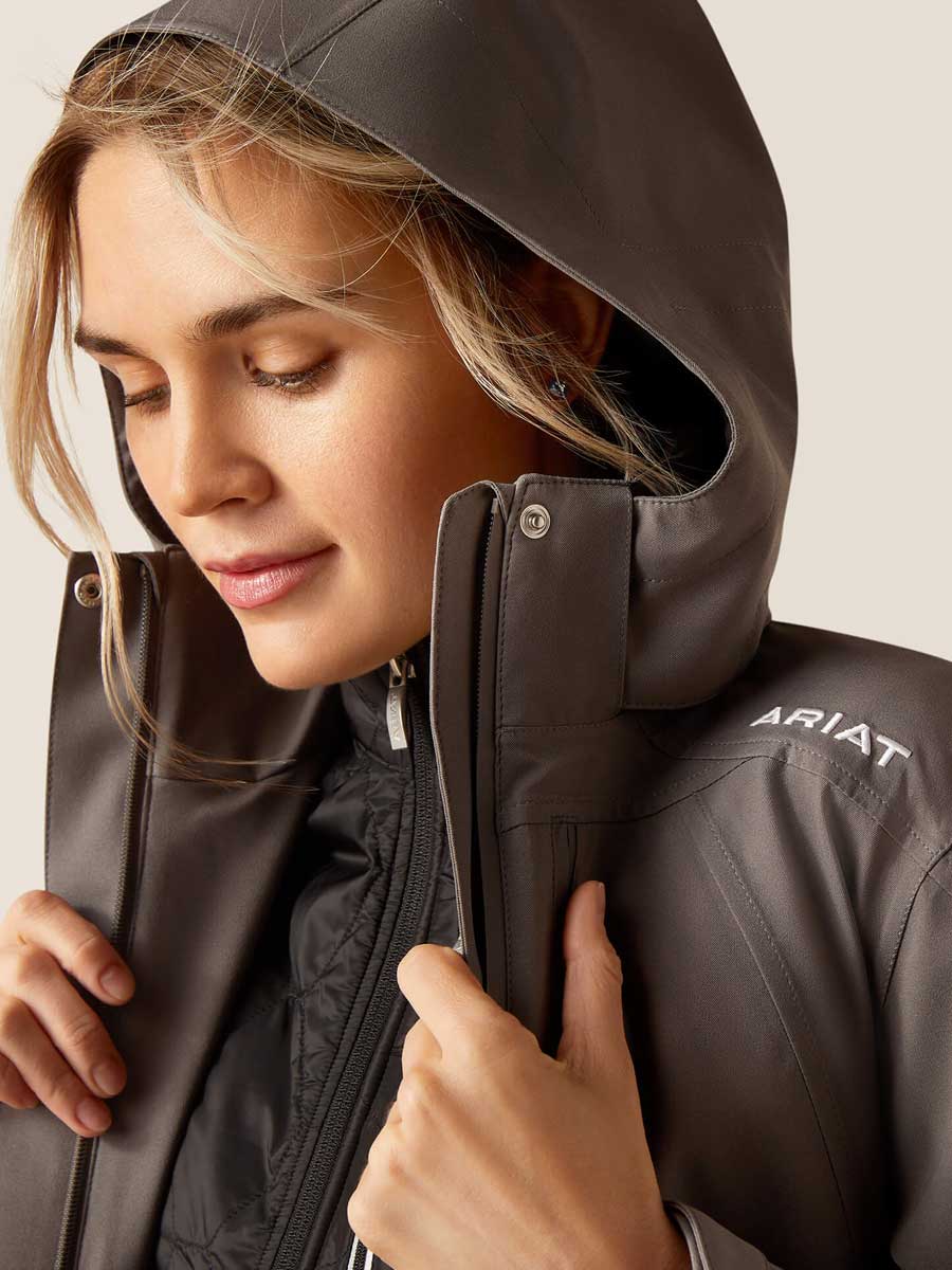 ARIAT Coastal Waterproof Jacket - Women's - Plum Grey