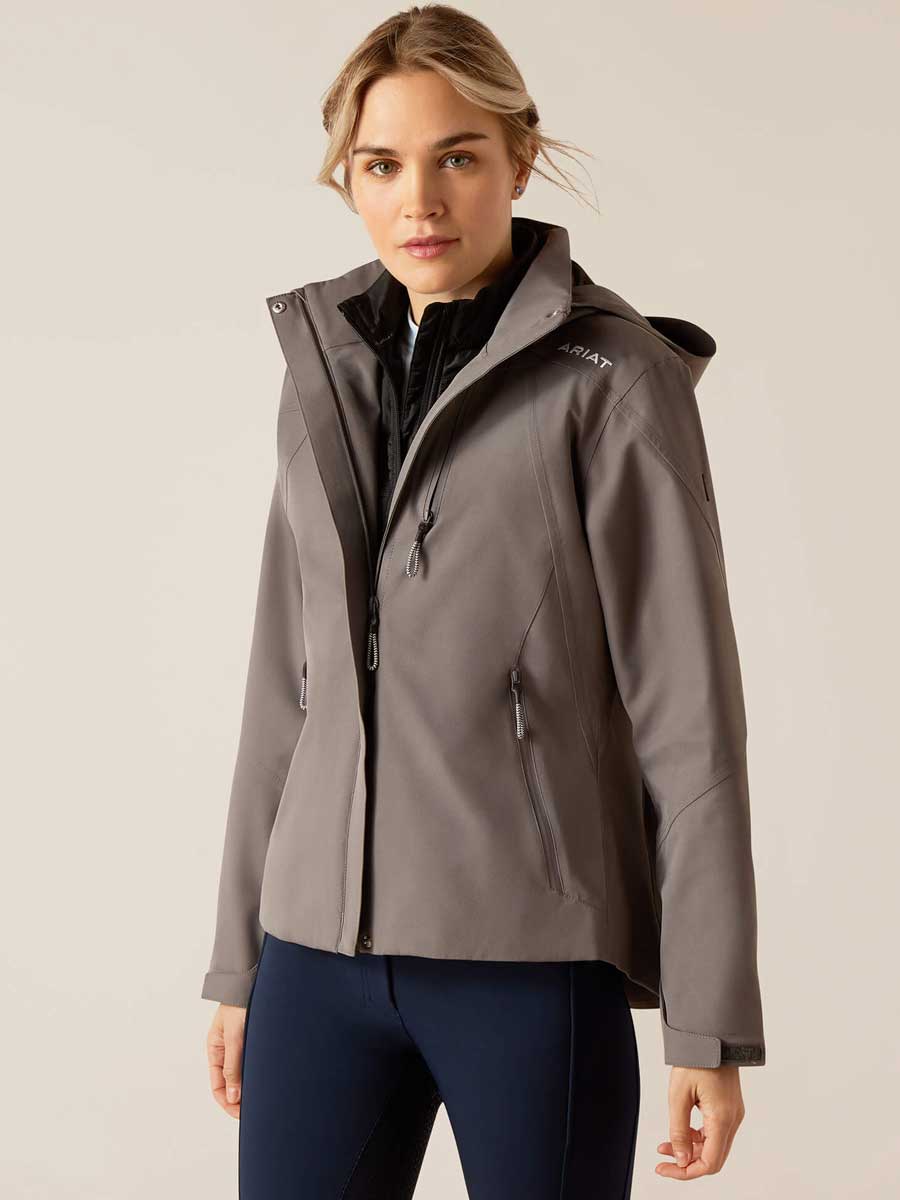 ARIAT Coastal Waterproof Jacket - Women's - Plum Grey