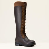Ariat Coniston Max waterproof insulated women's boots in Ebony Brown, inner side view