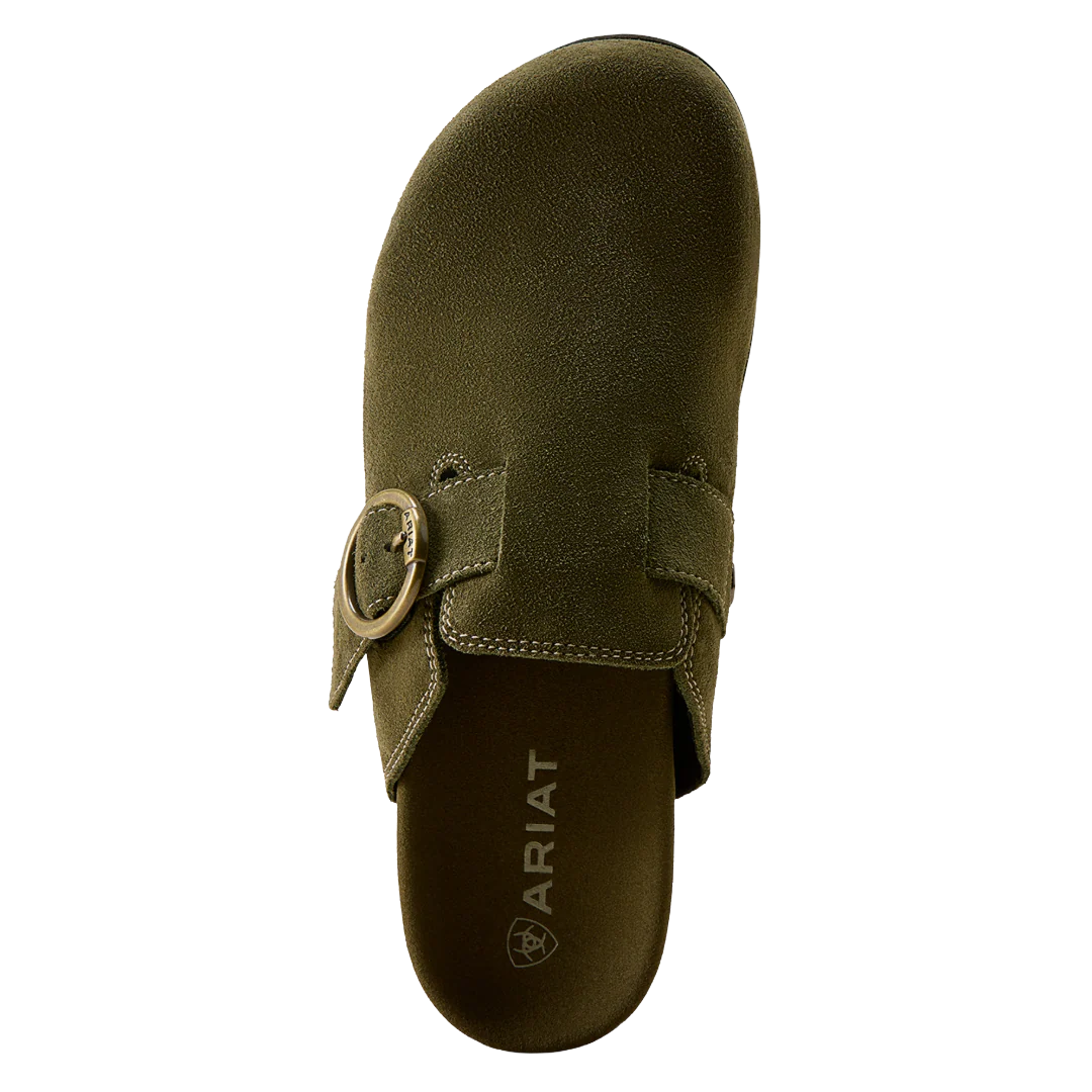 ARIAT Country Mule - Womens - Olive Suede