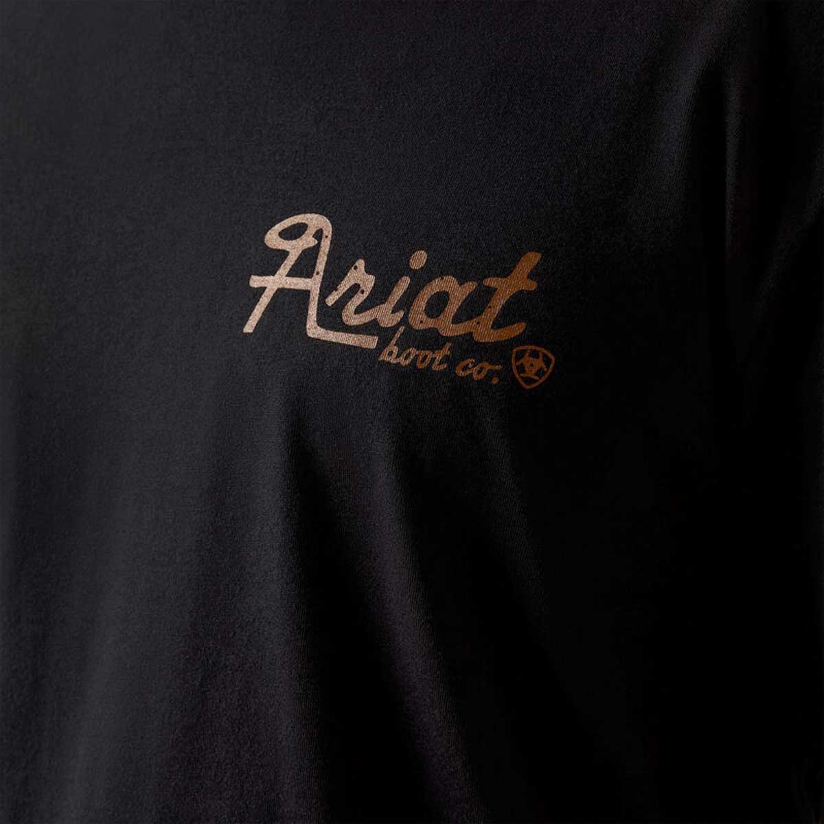 ARIAT Cowmooflage Classic Fit T-Shirt - Mens - Black