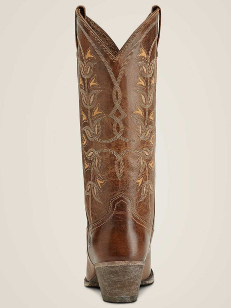 ARIAT Desert Holly Almond Toe Western Boots – Womens – Brown Pearl