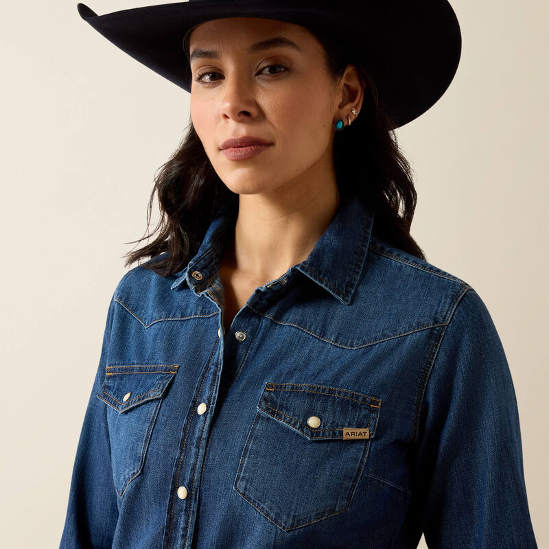 Ariat Farriday Shirt in Stella, detail view 1