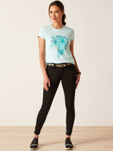 Load image into Gallery viewer, ARIAT Floral Mosaic T-Shirt - Womens - Plume

