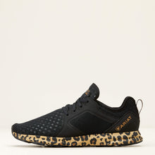 Load image into Gallery viewer, ARIAT Fuse Trainers - Womens - Black Mesh / Leopard Print
