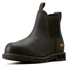 Load image into Gallery viewer, ARIAT Groundbreaker Chelsea Work Boots - Mens H2O Steel Toe Cap - Black

