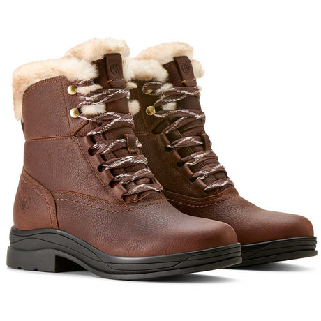ARIAT Harper Sherpa H20 Waterproof Boots - Womens - Dark Brown Ariat